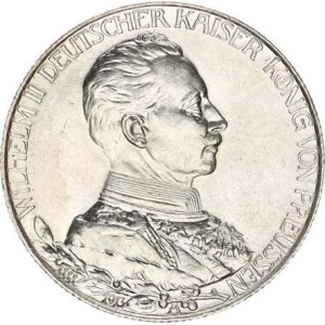 Prusko, Wilhelm II. (1888-1918), 2 Mark 1913 A - 25. výročí vlády KM 533