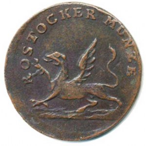 Rostock - město, 3 Pfennig 1815 AS