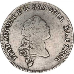 Sasko, Friedrich August III.(1763-1806), Tolar konvenční 1764 EDC Dav.2680 27,842 g