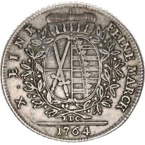 Sasko, Friedrich August III.(1763-1806), Tolar konvenční 1764 EDC Dav.2680 27,842 g