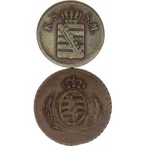 Sasko, Friedrich August I.(1806-1827), 1 Pfennig 1816 S KM 1080; Cr. 158b