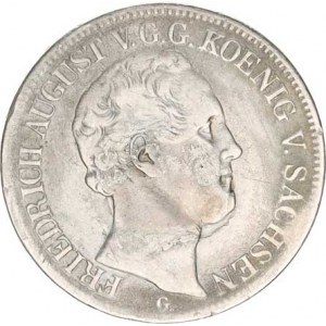 Sasko, Friedrich August II. (1836-1854), Tolar konvenční 1841 G Cr.235; KM 1148 21,458 g