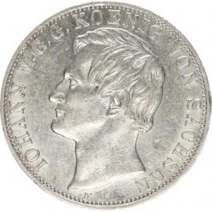 Sasko, Johann (1854-1873), 2 Tolar spolkový 1859 F KM 1195 /36,978 g/