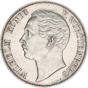 Württemberg, Wilhelm I. (1816-1864), Tolar spolkový 1863 KM 601