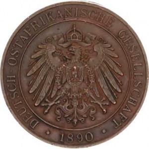 Německá východní Afrika, 1 Pesa 1890 (AH 1307) KM 1