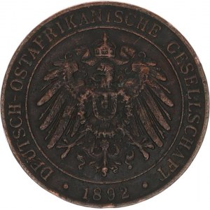 Německá východní Afrika, 1 Pesa 1892 (AH 1309) KM 1