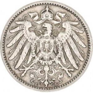 Německo, drobné ražby císařství, 1 Mark 1902 E