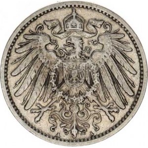 Německo, drobné ražby císařství, 1 Mark 1903 A, tém.