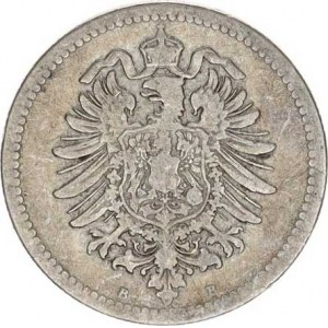 Německo, drobné ražby císařství, 50 Pfennig 1875 B R