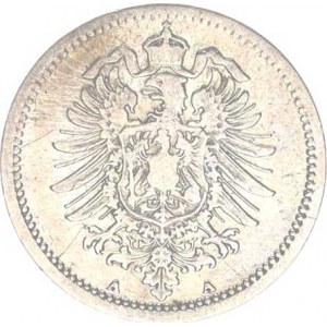 Německo, drobné ražby císařství, 20 Pfennig 1875 A