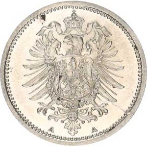 Německo, drobné ražby císařství, 20 Pfennig 1876 A