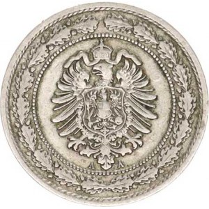 Německo, drobné ražby císařství, 20 Pfennig 1888 A R