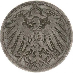 Německo, drobné ražby císařství, 10 Pfennig 1894 E RR