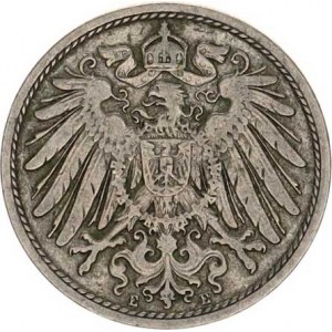 Německo, drobné ražby císařství, 10 Pfennig 1901 E