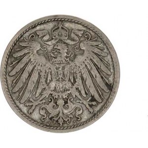 Německo, drobné ražby císařství, 10 Pfennig 1902 J Y.13 R