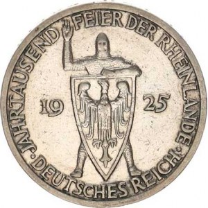 Výmarská republika (1918-1933), 3 RM 1925 A - Rhineland KM 46