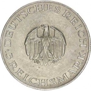 Výmarská republika (1918-1933), 3 RM 1929 A - Lessing KM 60