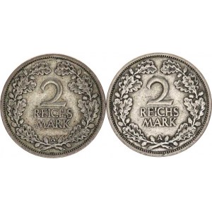 Výmarská republika (1918-1933), 2 RM 1925 A, 1926 A KM 45 2 ks