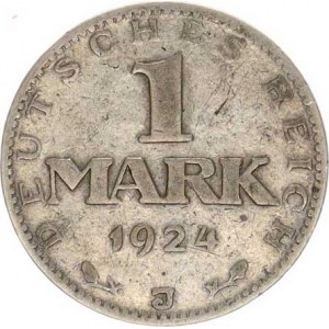 Výmarská republika (1918-1933), 1 Mark 1924 J KM 42