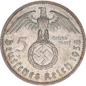 Německo - 3 říše, 1933-1945, 5 RM 1938 G