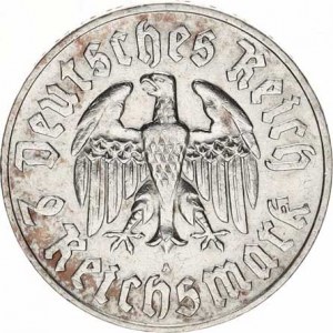 Německo - 3 říše, 1933-1945, 2 RM 1933 A - Luther KM 79