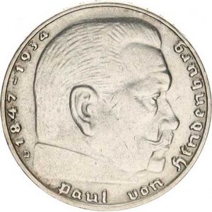 Německo - 3 říše, 1933-1945, 2 RM 1936 D