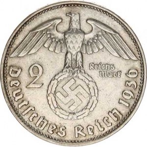 Německo - 3 říše, 1933-1945, 2 RM 1936 D
