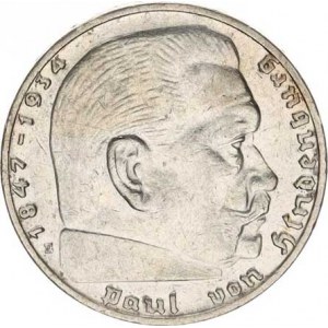 Německo - 3 říše, 1933-1945, 2 RM 1936 E R