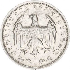 Německo - 3 říše, 1933-1945, 1 RM 1934 G, nep. rys.