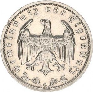 Německo - 3 říše, 1933-1945, 1 RM 1937 G R