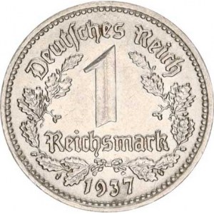 Německo - 3 říše, 1933-1945, 1 RM 1937 J