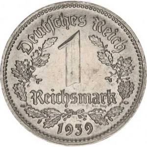 Německo - 3 říše, 1933-1945, 1 RM 1939 D R