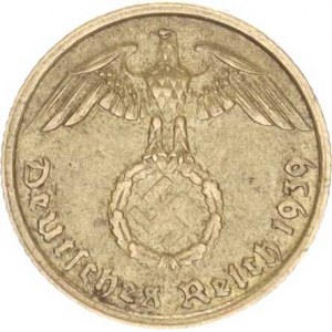 Německo - 3 říše, 1933-1945, 5 Rpf. 1939 G