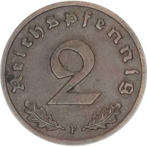 Německo - 3 říše, 1933-1945, 2 Rpf. 1937 F R