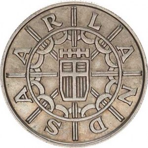 Saarland, 100 Franken 1955 KM 4 R