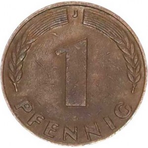 Německo - BRD (1949-), 1 Pfennig 1949 J - Bank Deutscher Länder KM A101