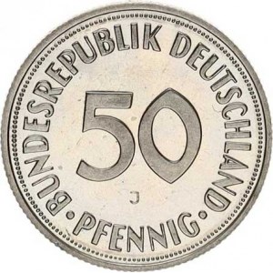 Německo - BRD (1949-), 50 Pfennig 1969 J