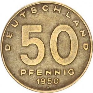 Německo - BRD (1949-), 50 Pfennig 1950 A R