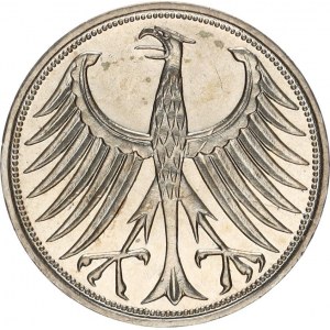 Německo - BRD (1949-), 5 DM 1951 J KM 112.1 kapsle