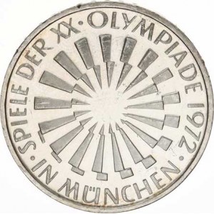 Německo - BRD (1949-), 10 DM 1972 F - OH Mnichov, IN MÜNCHEN KM 134,1