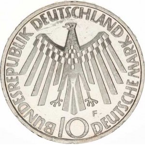Německo - BRD (1949-), 10 DM 1972 F - OH Mnichov, IN MÜNCHEN KM 134,1