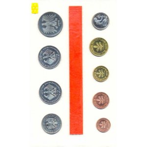 Německo - BRD (1949-), Ročníková sada mincí 1978 minc. G (1, 2, 5, 10, 50 Pf., 1, 5,