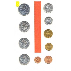 Německo - BRD (1949-), Ročníková sada mincí 1979 minc. F (1, 2, 5, 10, 50 Pf., 1, 5,
