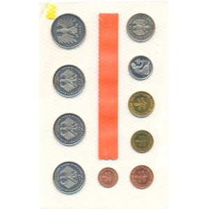 Německo - BRD (1949-), Ročníková sada mincí 1999 minc. A (1, 2, 5, 10, 50 Pf., 1, 5,