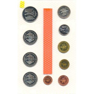 Německo - BRD (1949-), Ročníková sada mincí 2000 minc. D (1, 2, 5, 10, 50 Pf., 1, 5,