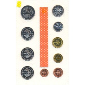 Německo - BRD (1949-), Ročníková sada mincí 2001 minc. D (1, 2, 5, 10, 50 Pf., 1, 5,