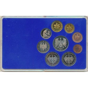 Německo - BRD (1949-), Ročníková sada mincí 1976 minc. D (1, 2, 5, 10, 50 Pf., 1, 5,