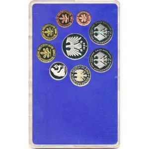 Německo - BRD (1949-), Ročníková sada mincí 1988 minc. D (1, 2, 5, 10, 50 Pf., 1, 5,