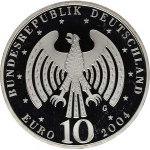 Německo - BRD (1949-), 10 Euro 2004 G - Rozšíření EU Ag 925 18 g KM 231