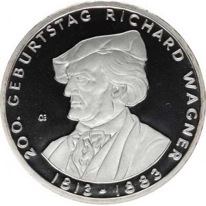 Německo - BRD (1949-), 10 Euro 2013 D - Richard Wagner Ag 625 16 g KM 316